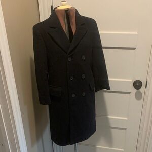 Barney’s Youth Elegant Black trench Coat size 10